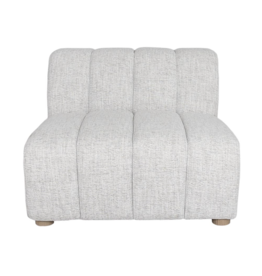 Envy Armless Chair in Coconut