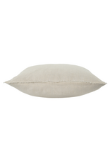Lina Linen Pillow, Ivory 24x24