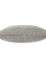 Lina Linen Pillow, Grey 24x24