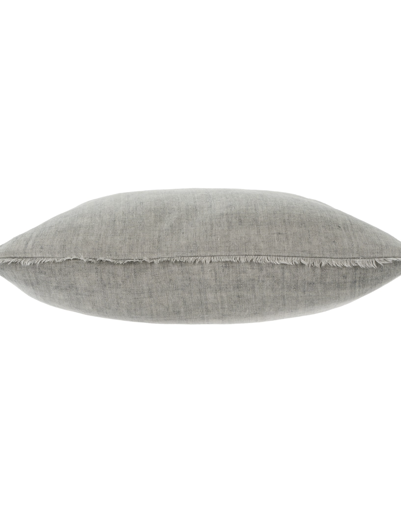 Lina Linen Pillow, Grey 24x24