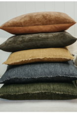 Vera Velvet Pillow, Sienna 16x24