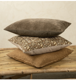 Vera Velvet Pillow, Carob 16x24