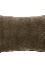 Vera Velvet Pillow, Carob 16x24
