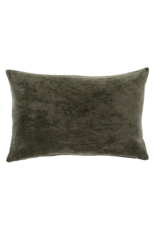 Vera Velvet Pillow, Cypress 16x24