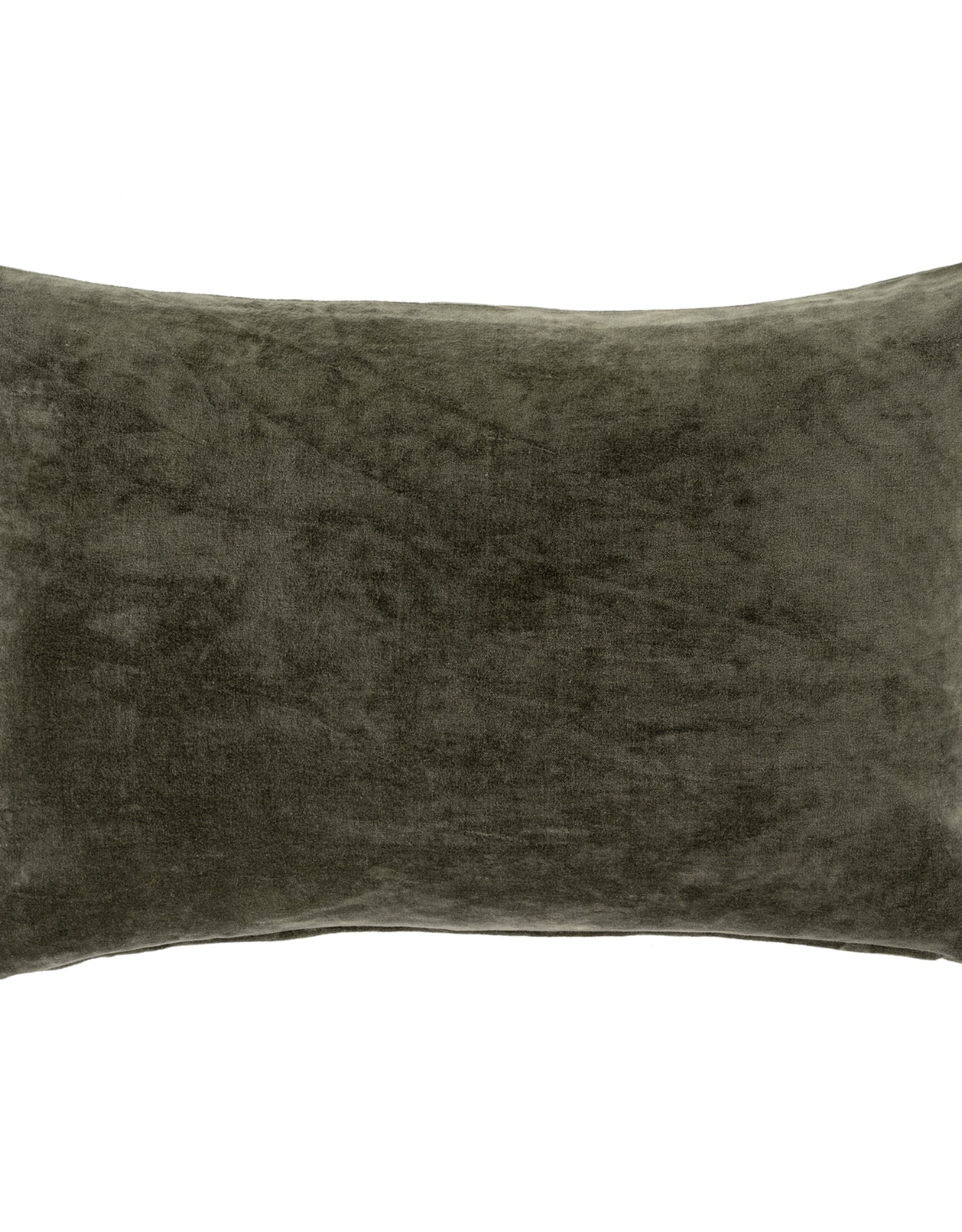 Vera Velvet Pillow, Cypress 16x24