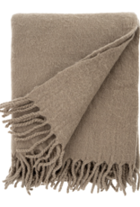 Alpes Merino Wool Throw, Nougat