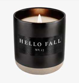 Hello Fall Candle,  Black