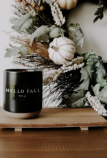 Hello Fall Candle,  Black