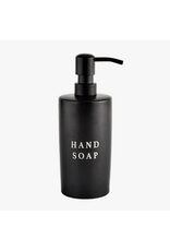 Black Stoneware Hand Soap Dispenser