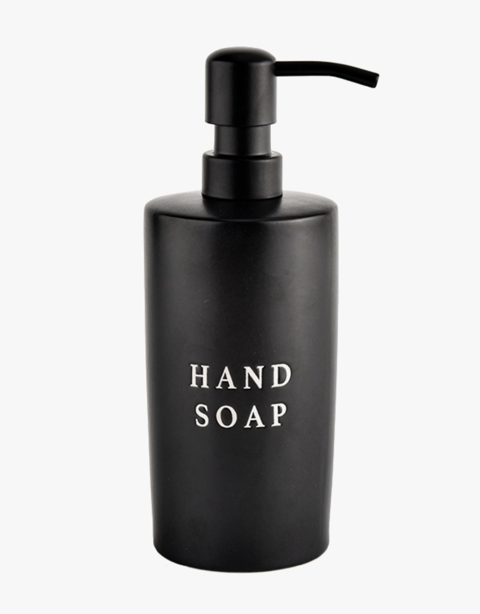 Black Stoneware Hand Soap Dispenser