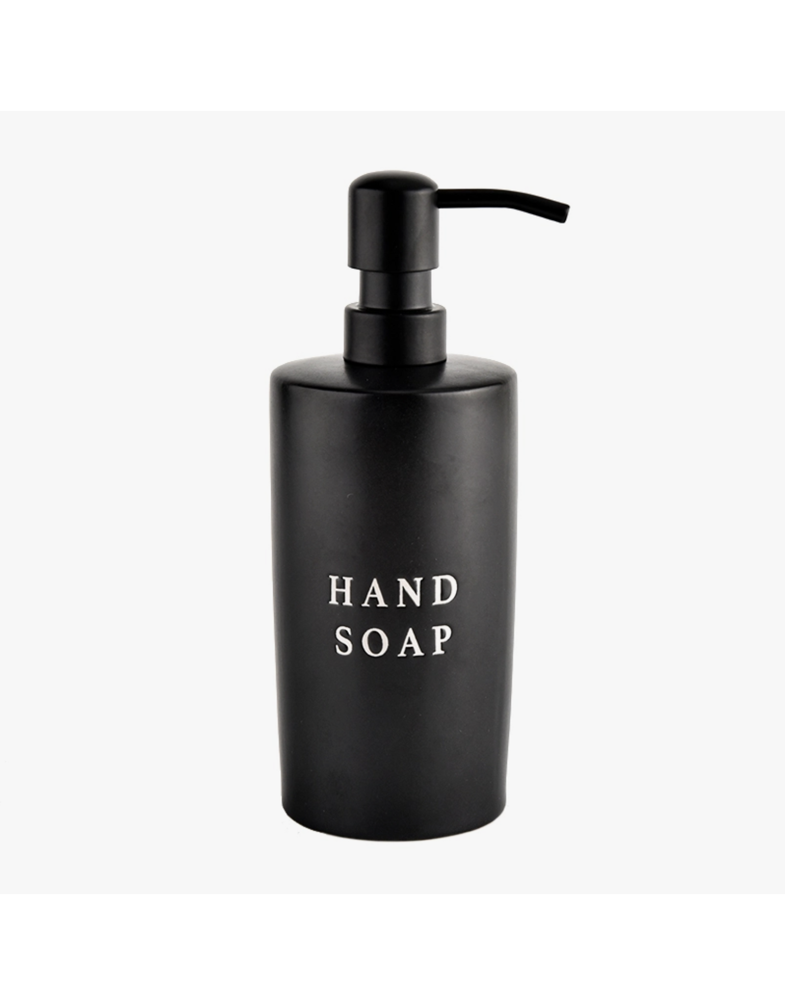 Black Stoneware Hand Soap Dispenser