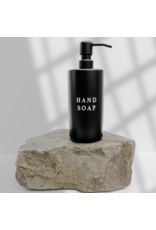 Black Stoneware Hand Soap Dispenser
