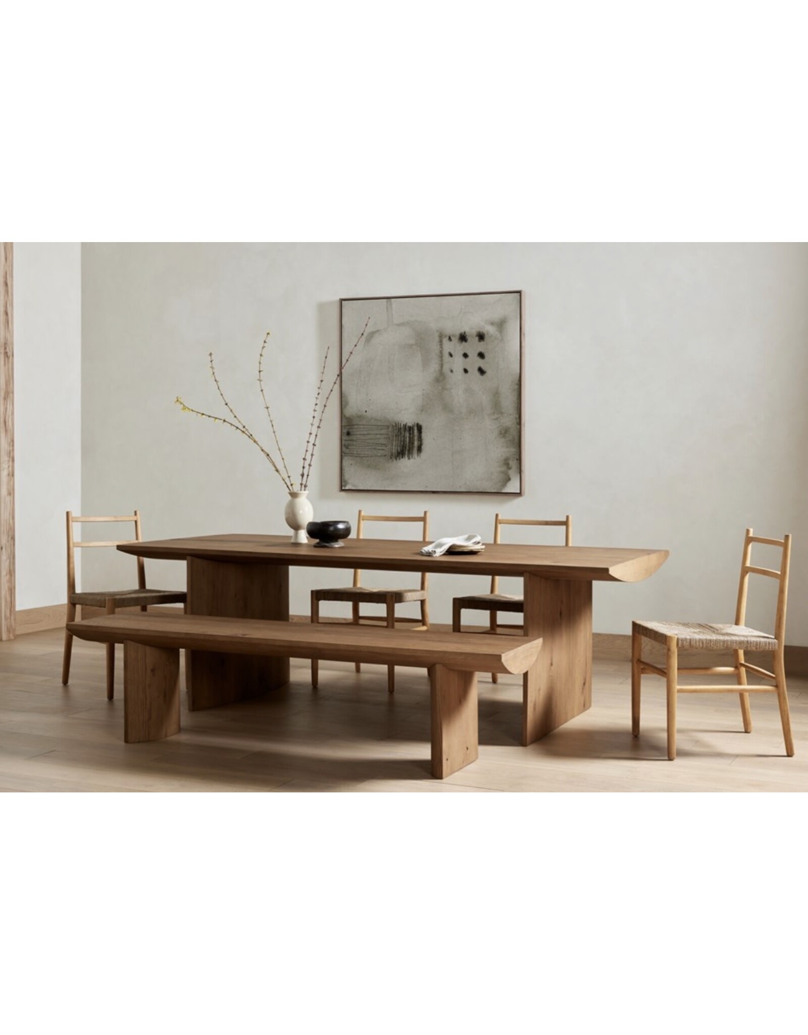 Pickford Dining Table in Dusted Oak Veneer - 94"
