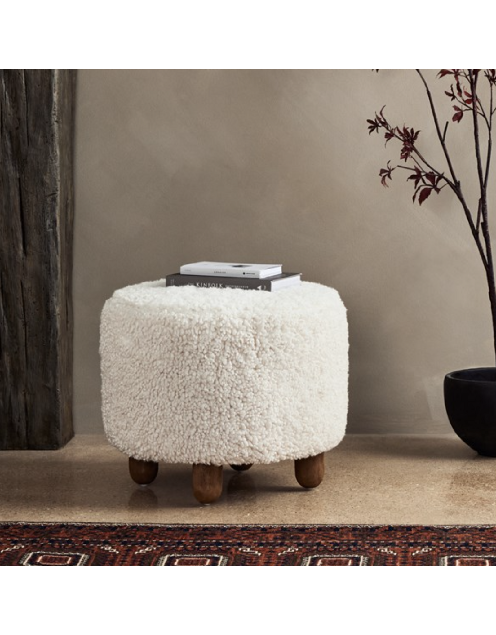 Aniston Ottoman - Andes Natural