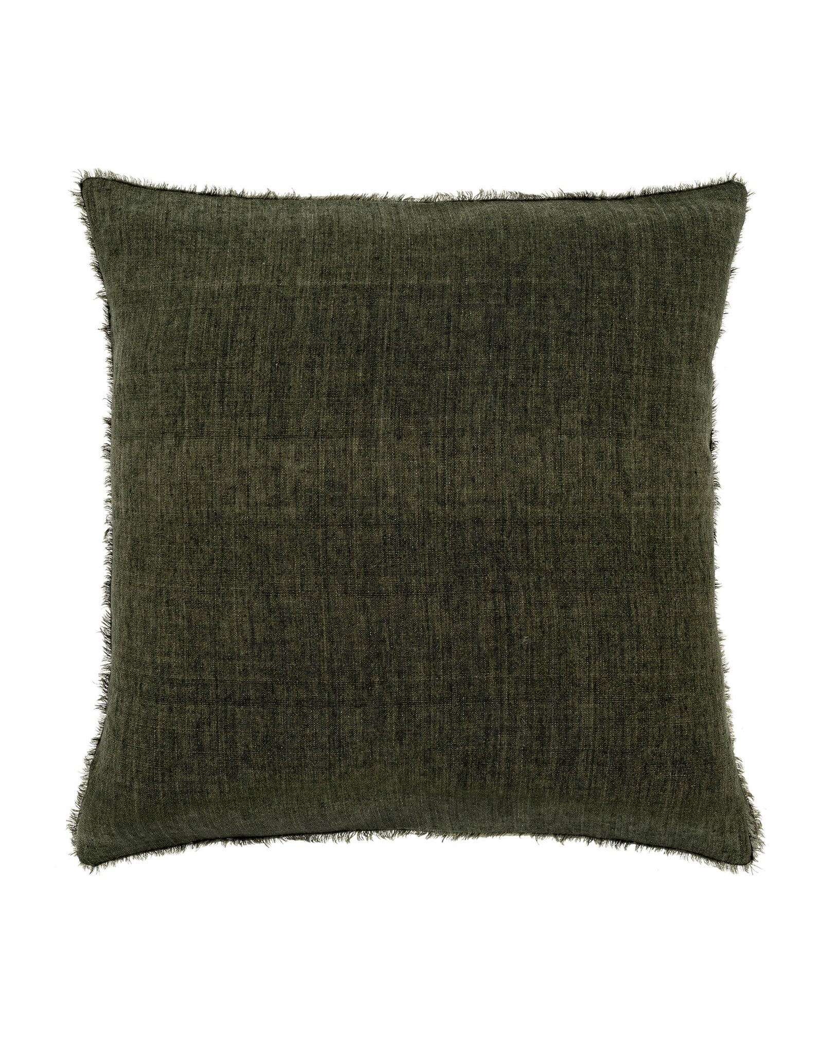 Lina Linen Pillow, Avocado 24x24