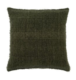 Lina Linen Pillow, Avocado 24x24