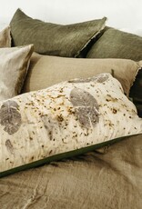 Lina Linen Pillow, Avocado 24x24