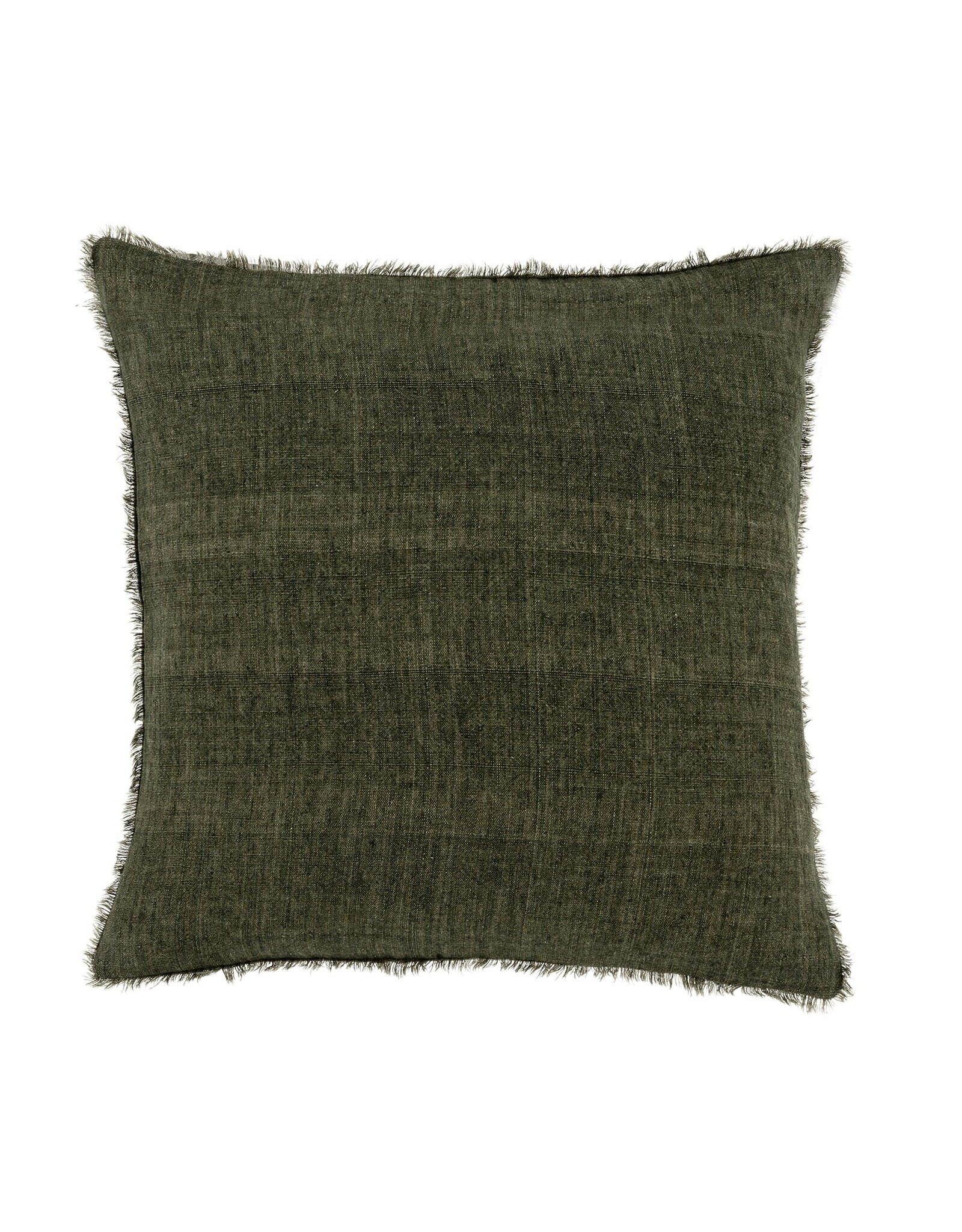 Lina Linen Pillow, Avocado 20x20