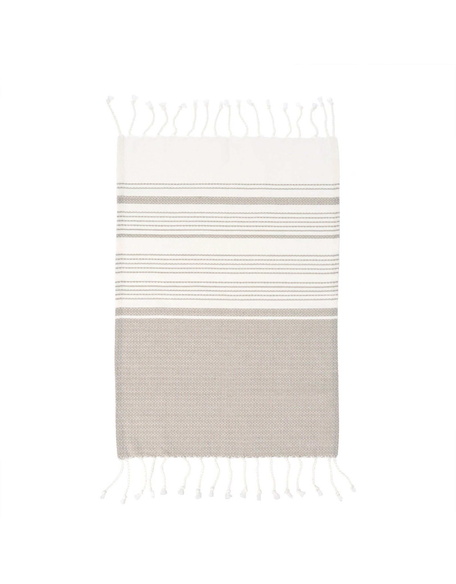 Turkish Hand Towel, Grey