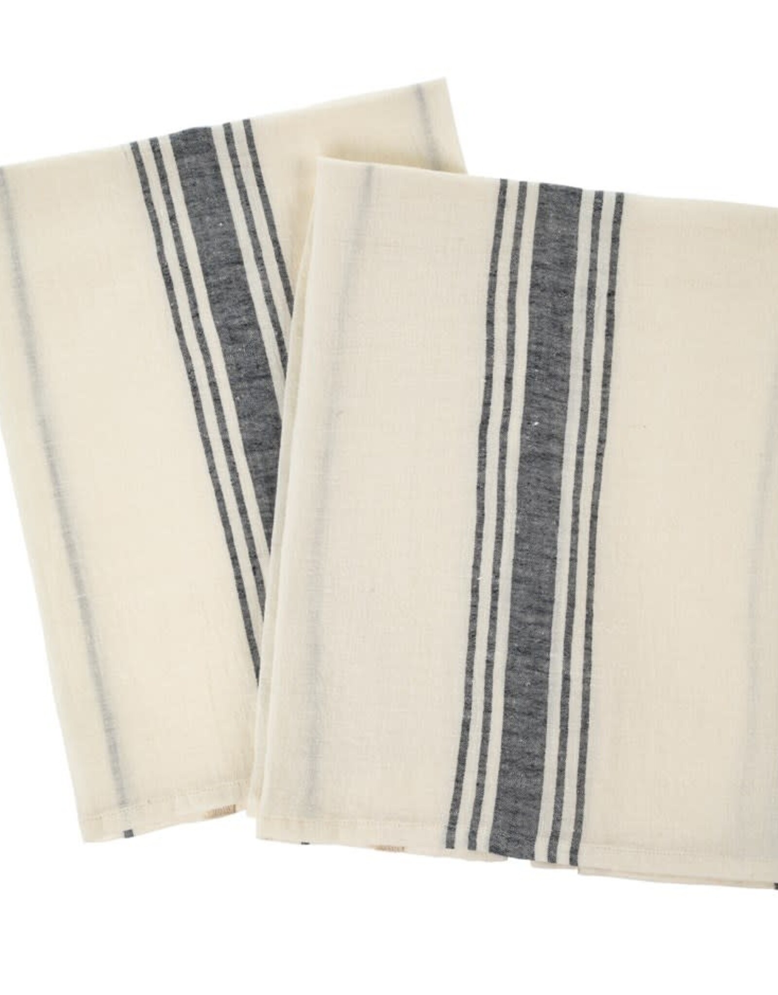 Provence Linen Tea Towel, Navy