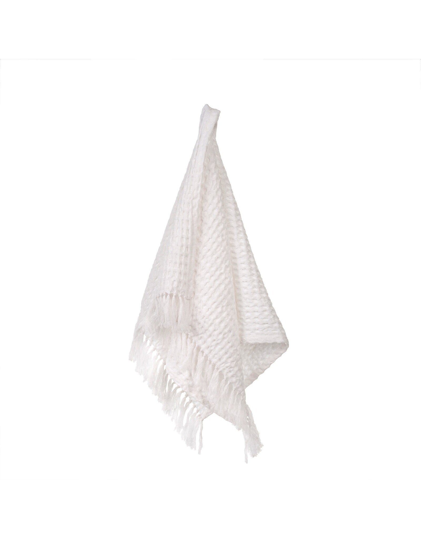 Waffle Hand Towel, White
