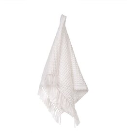 Waffle Hand Towel, White