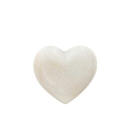 White Marble Heart, Small