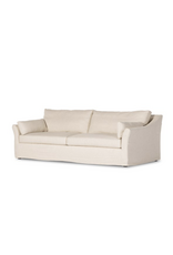 Delray Slipcover Sofa in Evere Creme-97"