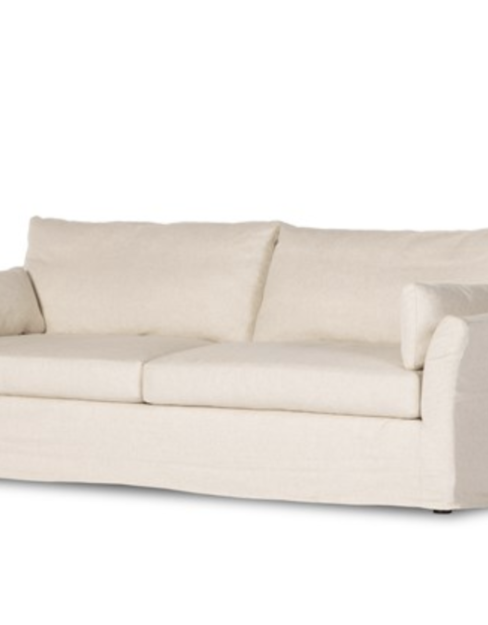 Delray Slipcover Sofa-97"-Evere Creme