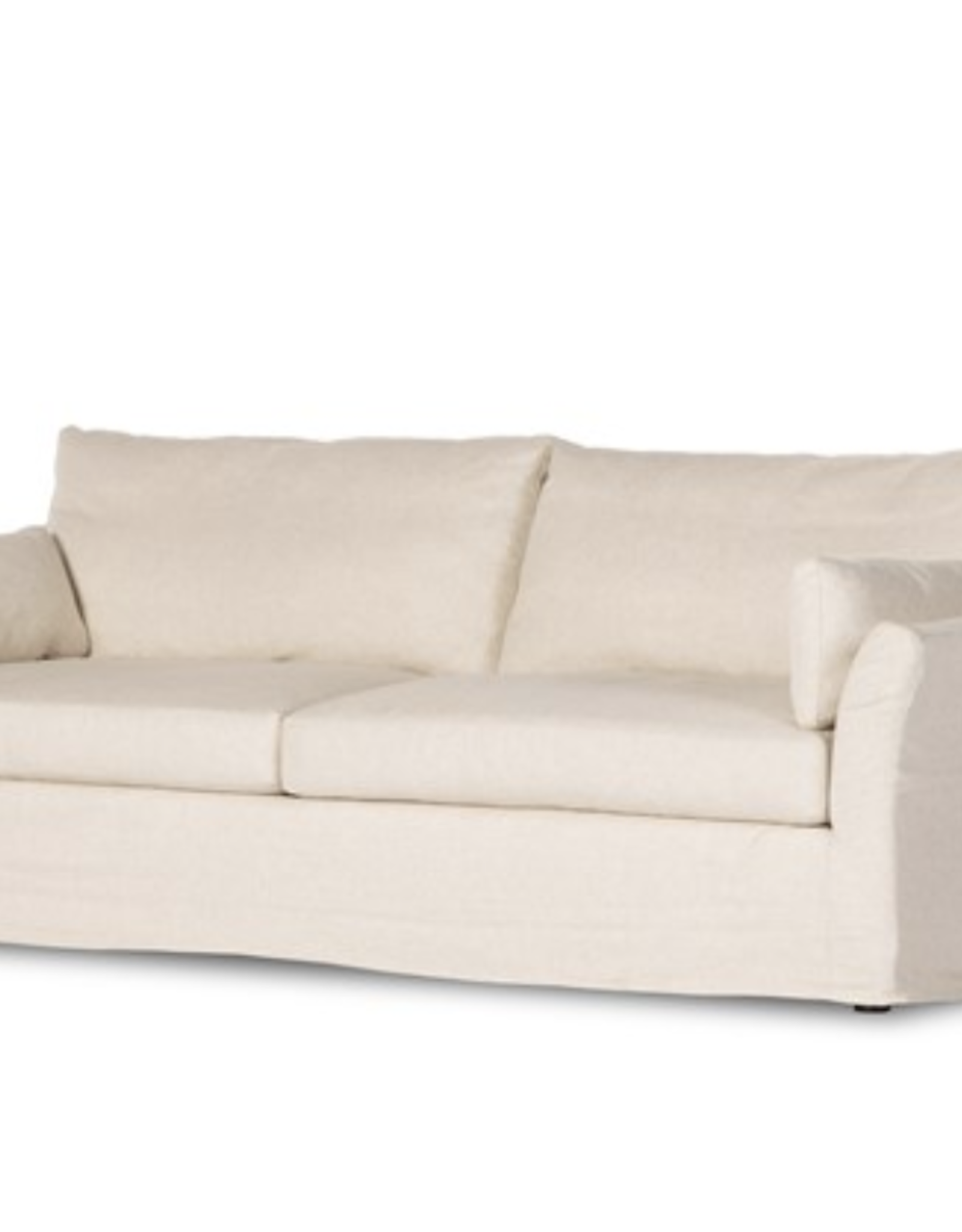 Delray Slipcover Sofa in Evere Creme-97"