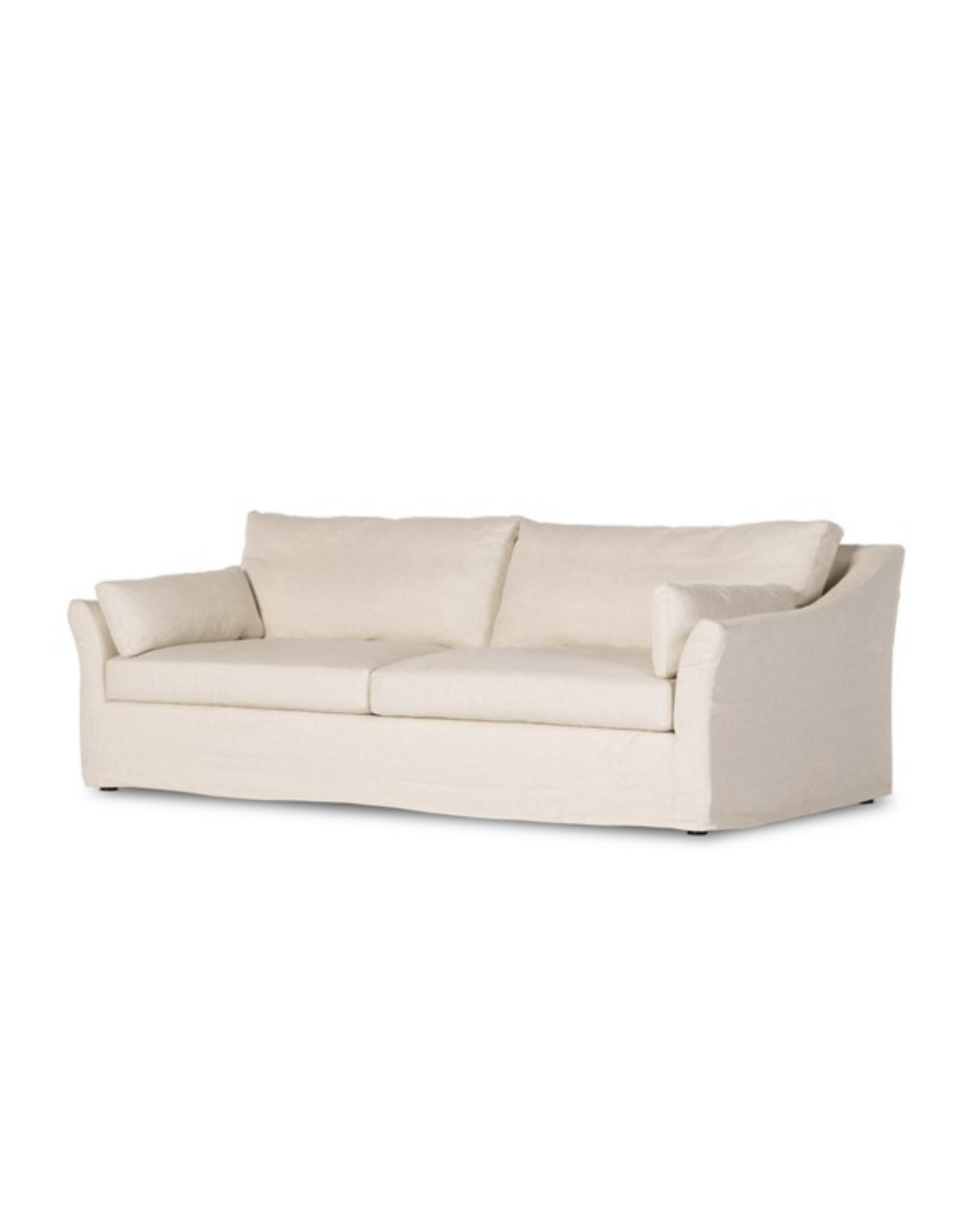 Delray Slipcover Sofa in Evere Creme-97"
