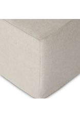 Delray Slipcover Ottoman-Evere Creme