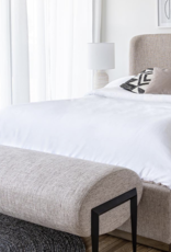 Faye King Bed Short - Perfect Taupe