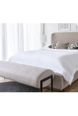 Faye King Bed Short - Perfect Taupe