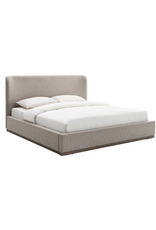 Faye King Bed Short - Perfect Taupe
