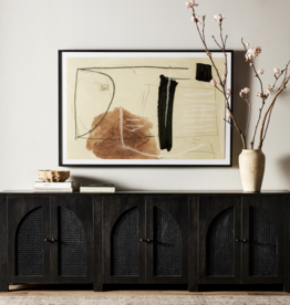 Tilda 6 Door Sideboard - Black Wash Mango