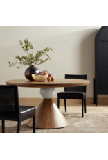 Bibianna Dining Table - White Marble