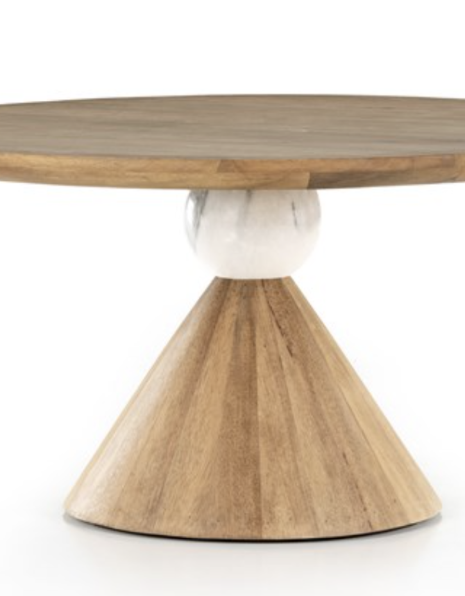 Bibianna Dining Table - White Marble