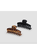 Recycled Plastic Oversized Matte Claw Clips 2pc Set