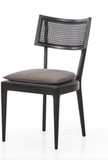 Britt Dining Chair in Brushed Ebony & Saville Charcoal