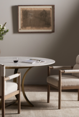 Kiano Dining Armchair - Charter Oatmeal