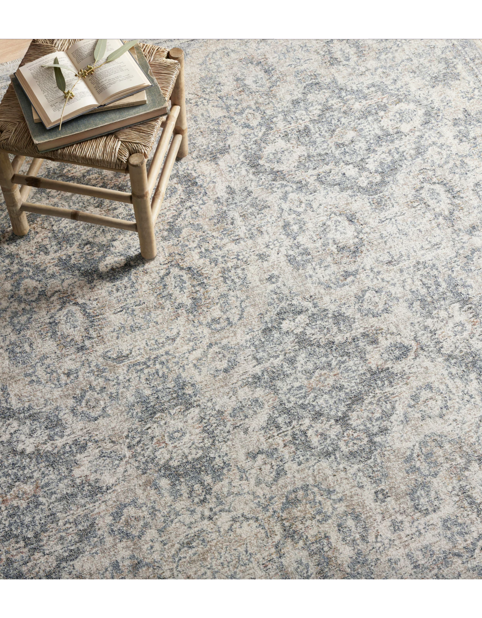 Amber Lewis x Loloi Zuma Rug ZUM-06 Pebble/Stone