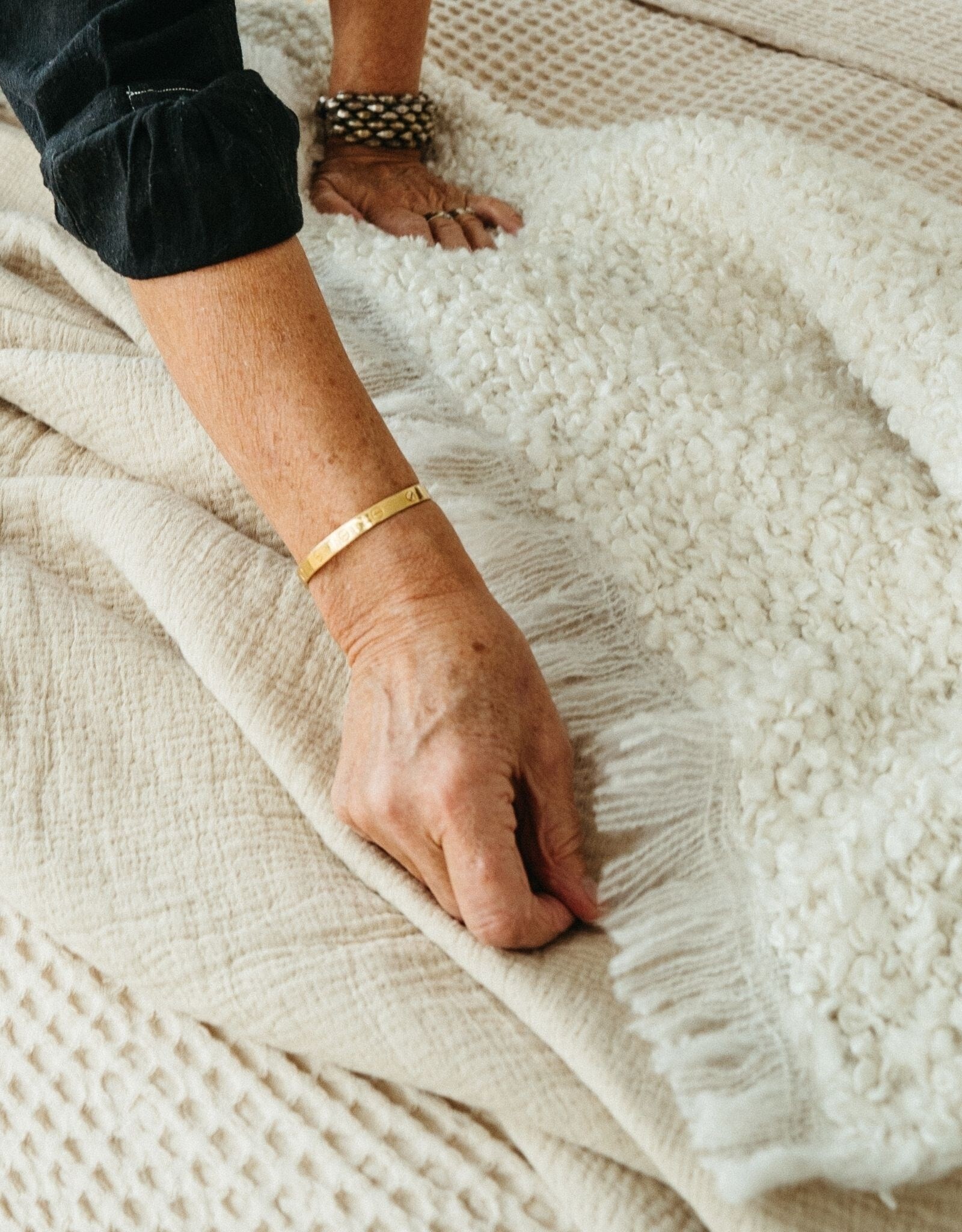 Vallnord Boucle Throw White