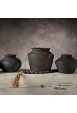 Balkan Black Terracotta Pot