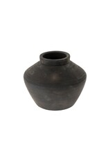 Balkan Black Terracotta Pot