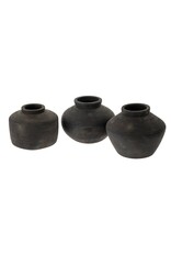 Balkan Black Terracotta Pot