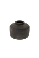 Balkan Black Terracotta Pot