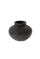 Balkan Black Terracotta Pot