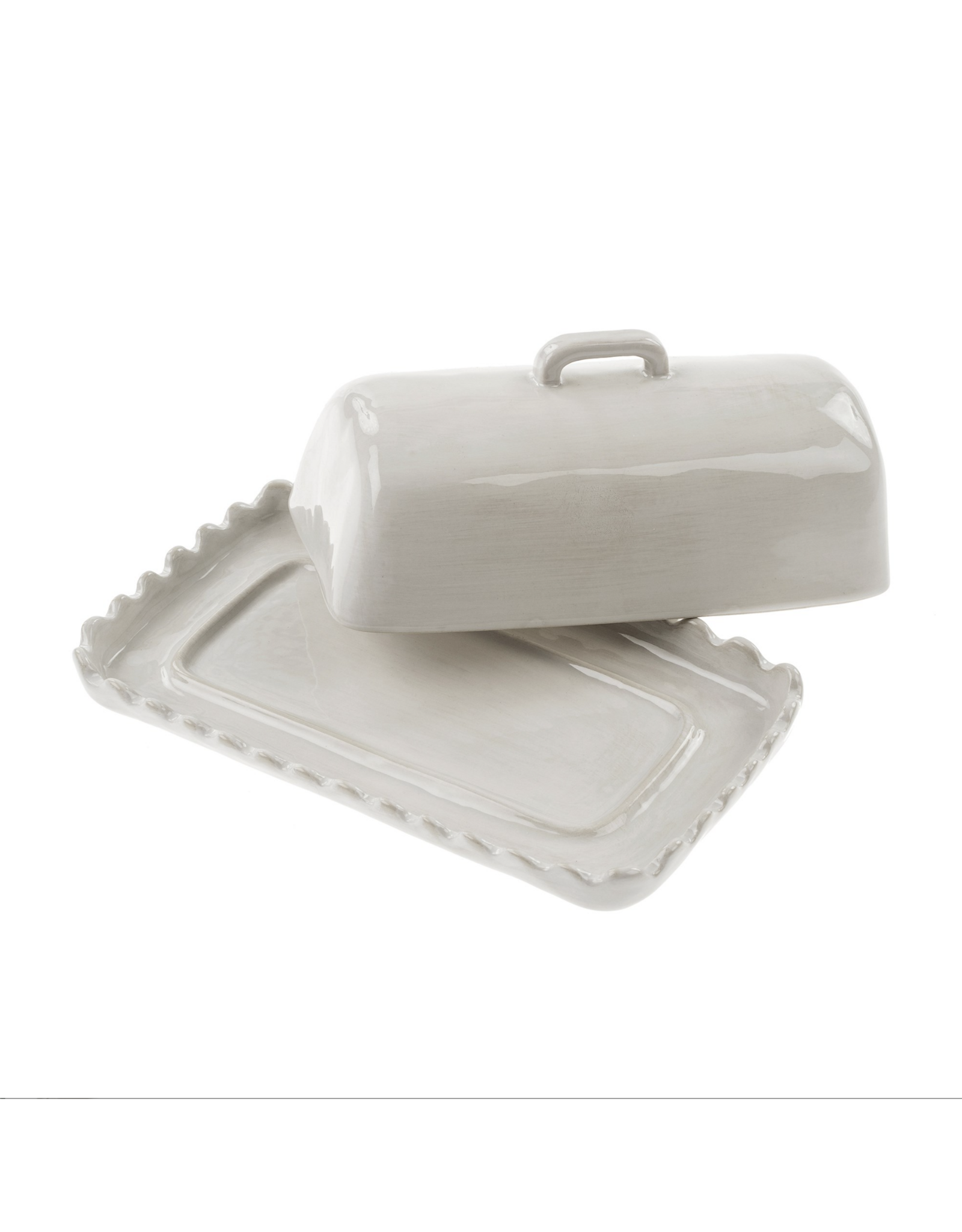 Scalloped Butter Dish