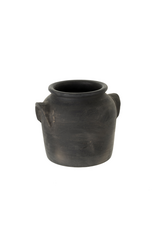 Milos Burnt Terracotta Urn L